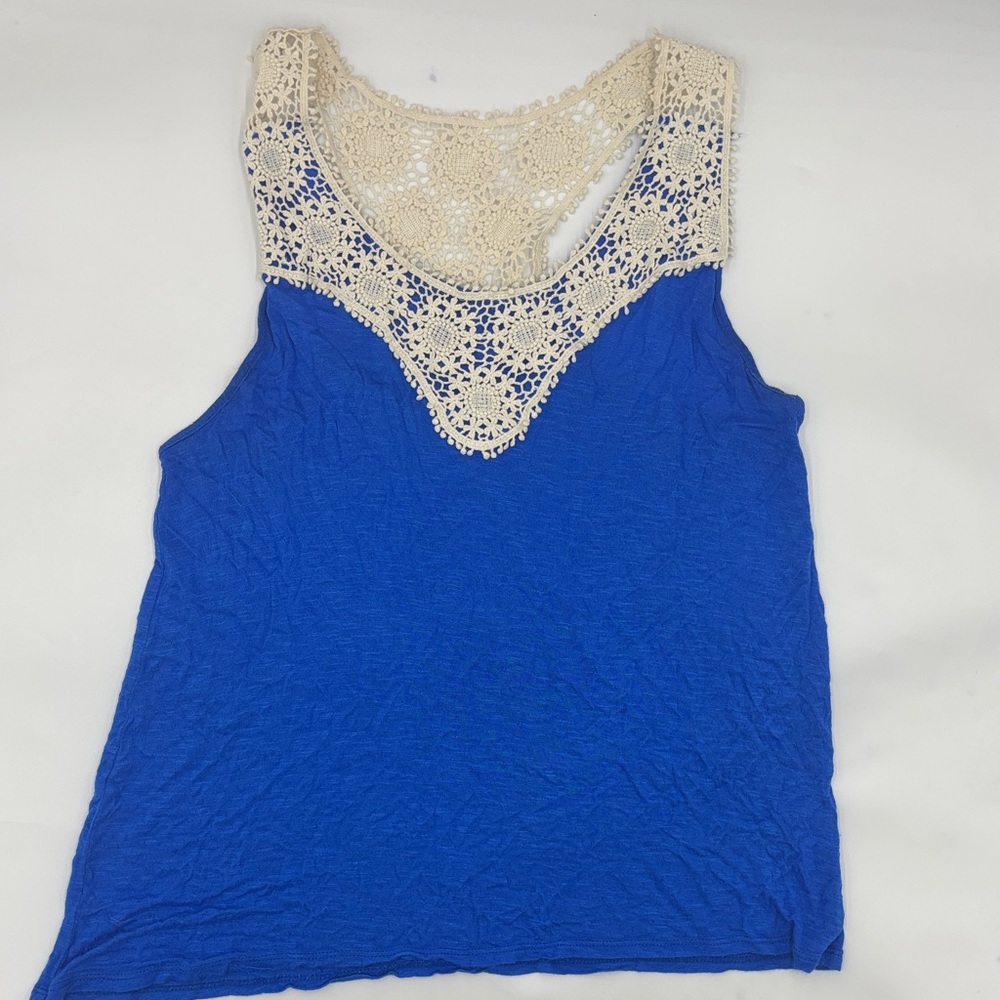Papermoon Crochet Neckline Tank Top
